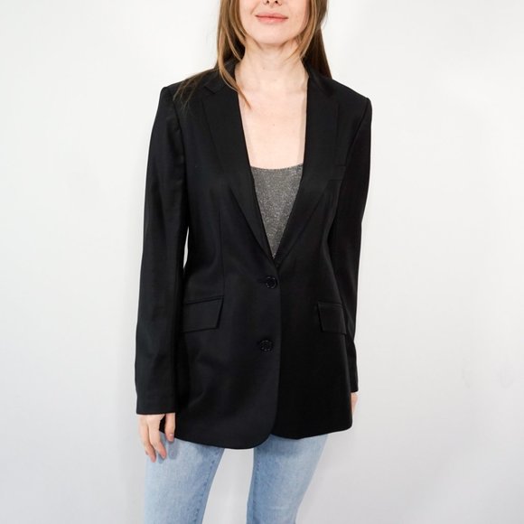 ARITZIA BABATON Talula Wool Black Blazer - Picture 6 of 7